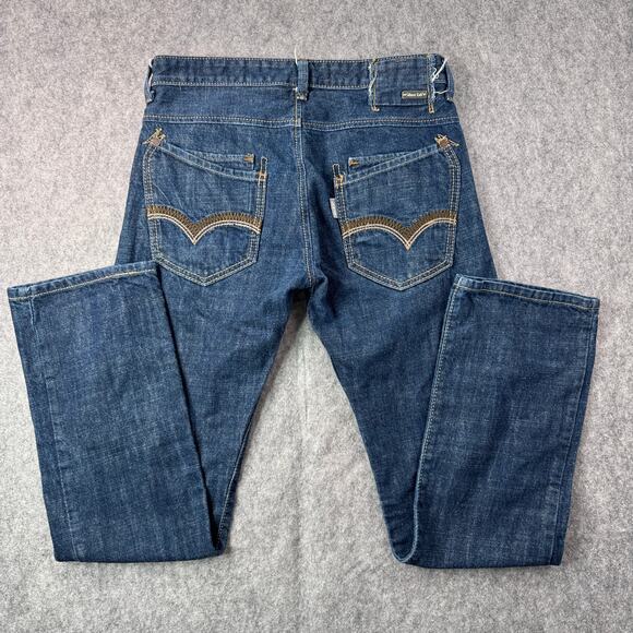 Levi's‎ Silver Tab Ltd Edition Men's 31X 31 Slim Straight Dark Wash Jeans - Picture 2 of 8